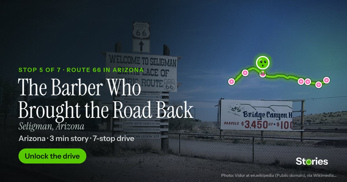 The Barber Who Brought the Road Back: a story about Seligman, stop 5 of Route 66 in Arizona
